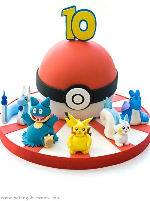 Pokemon Birthday Cake