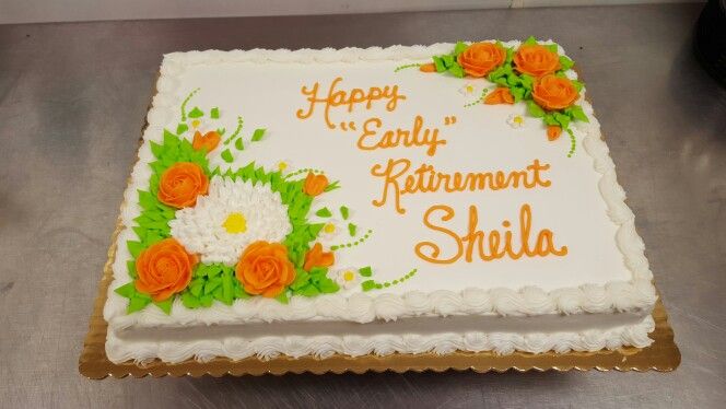 Retirement Cake Retirement Cake