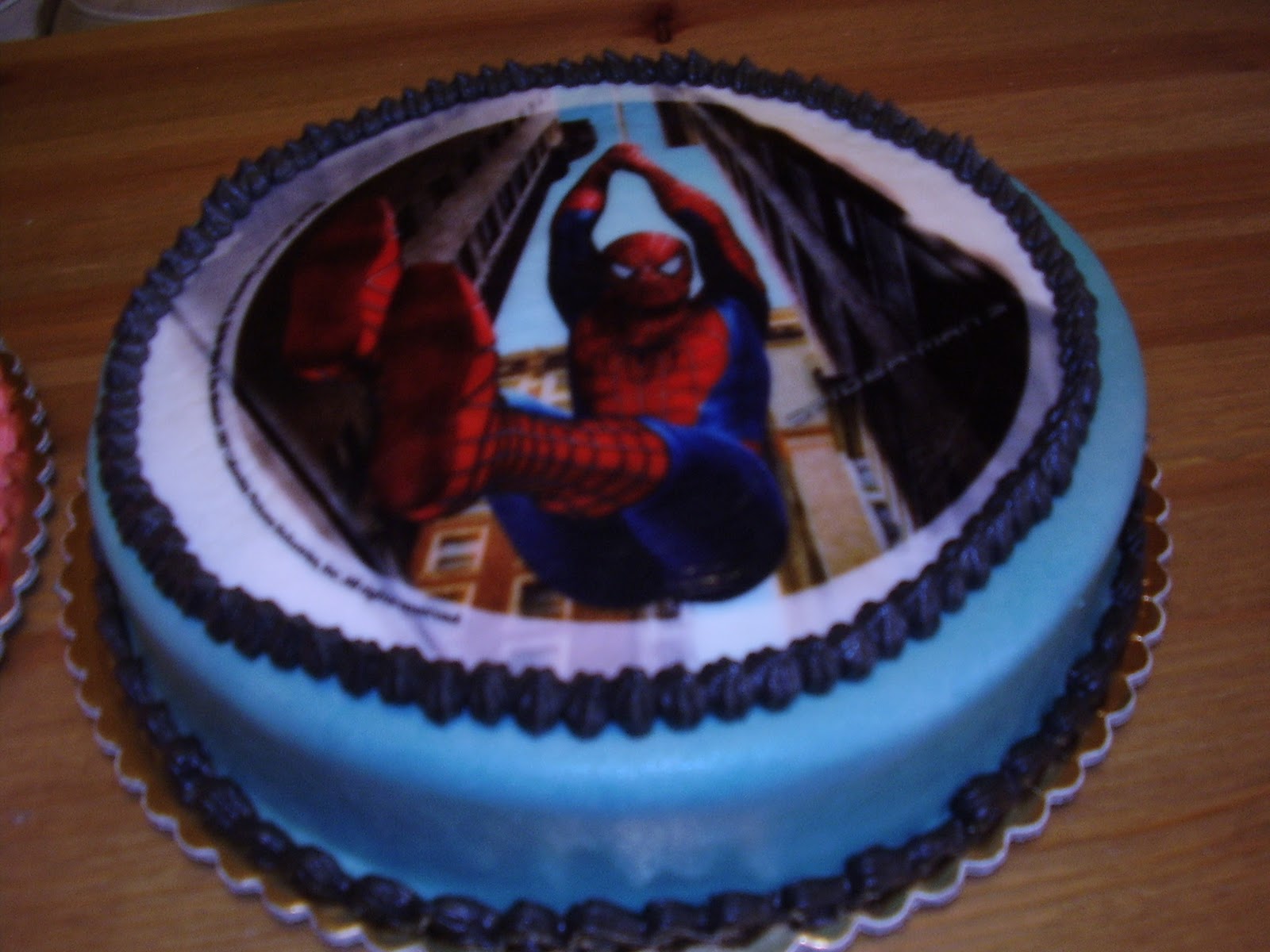 Spider-Man Birthday Cake Spider-Man Birthday Cake