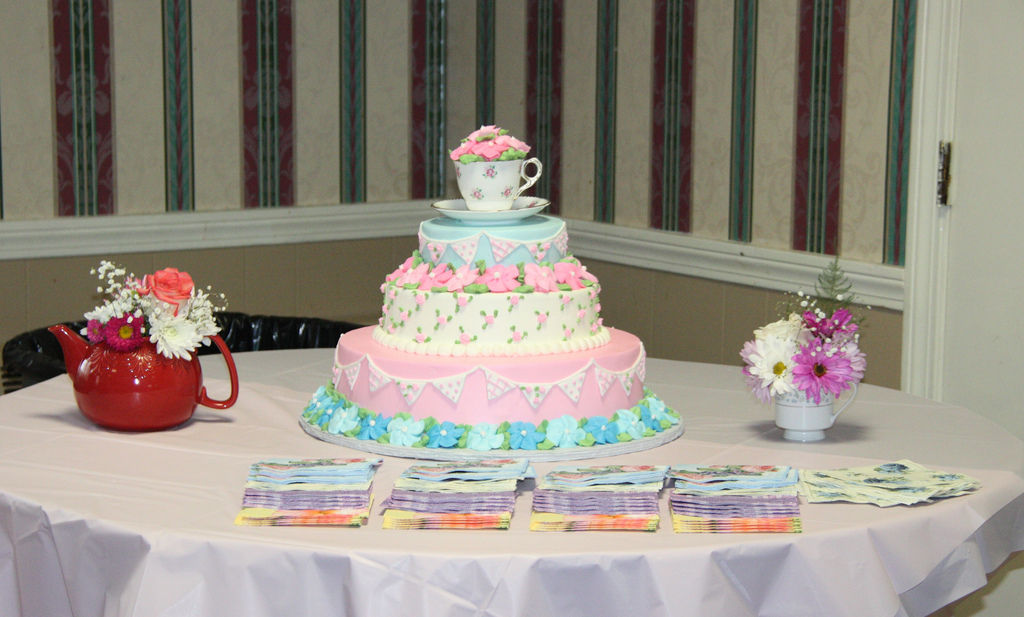 Tea Party Bridal Shower Cake Tea Party Bridal Shower Cake