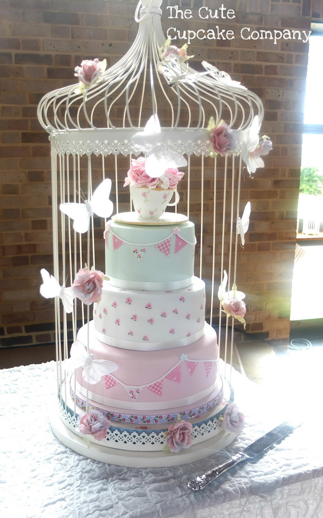 Vintage Tea Party Cake Vintage Tea Party Cake