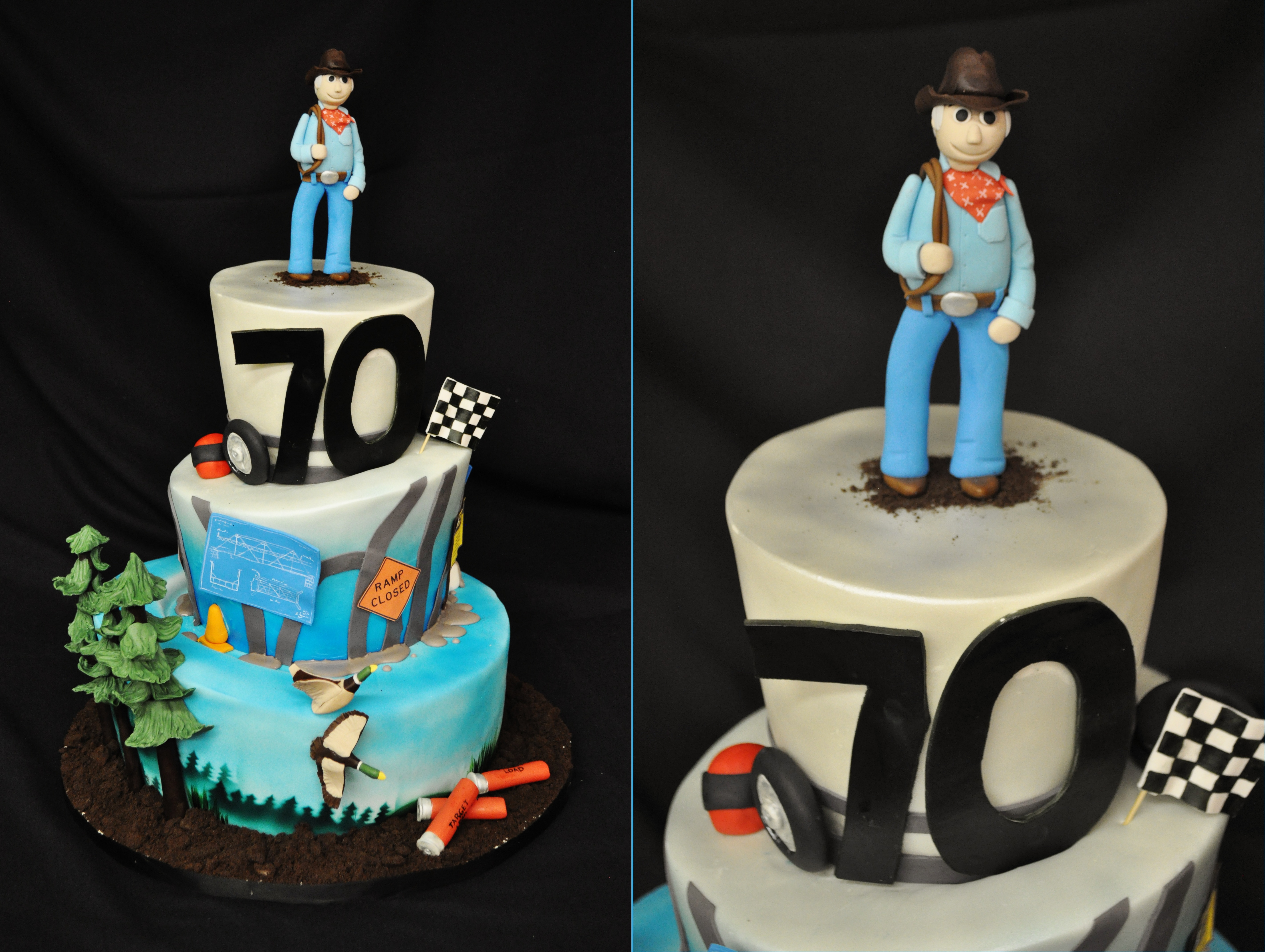 12 70th Birthday Cakes For Men Photo Man 70th Birthday Cake