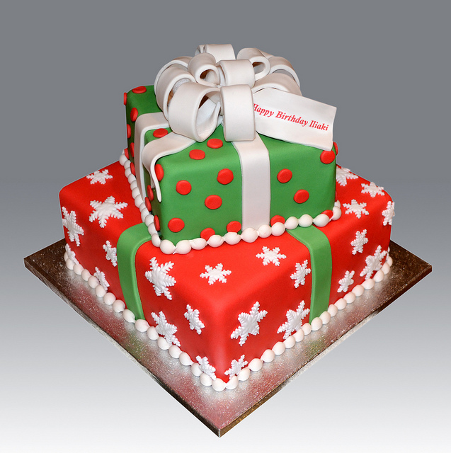 Christmas Gift Box Cake Christmas Gift Box Cake