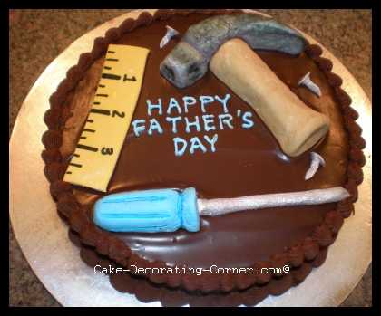 Father's Day Tools Cake Father's Day Tools Cake