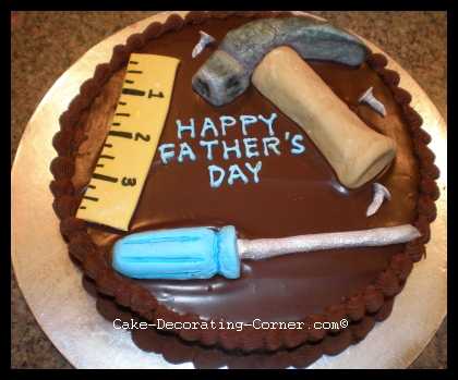 Father's Day Tools Cake