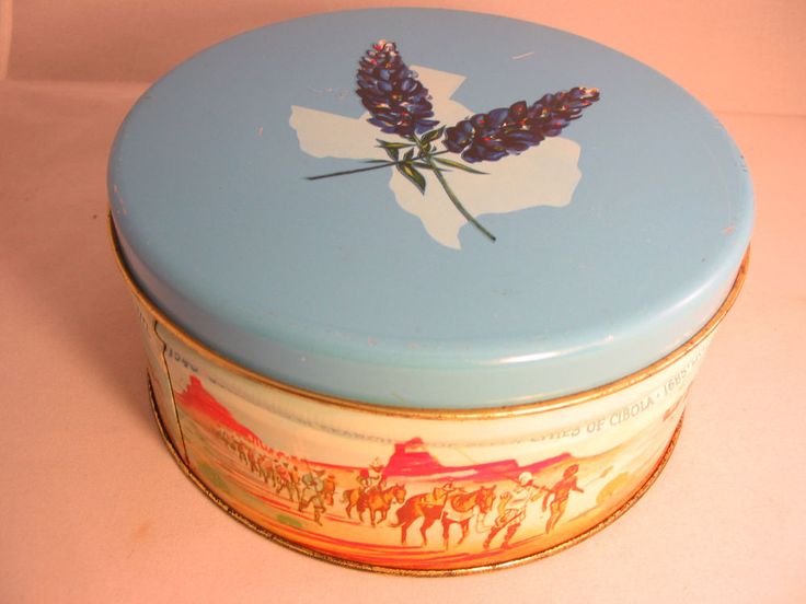 Manor Texas Fruit Cake Tin Manor Texas Fruit Cake Tin