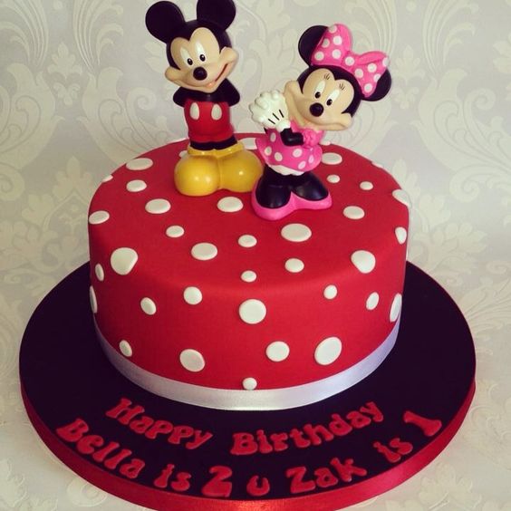 10 Mickey And Minne Mouse Cakes Photo Mickey And Minnie Mouse