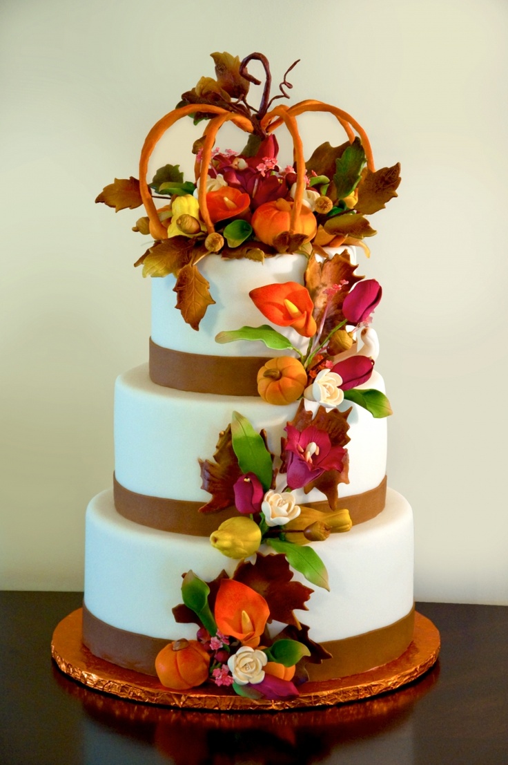 November Fall Birthday Cake November Fall Birthday Cake