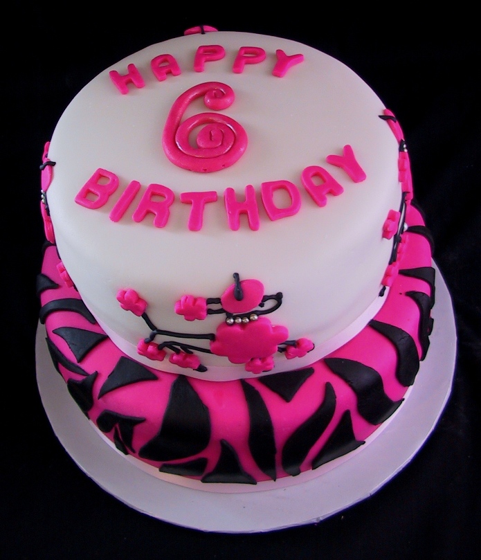 Pink and Black Birthday Cakes for Girls Pink and Black Birthday Cakes for Girls