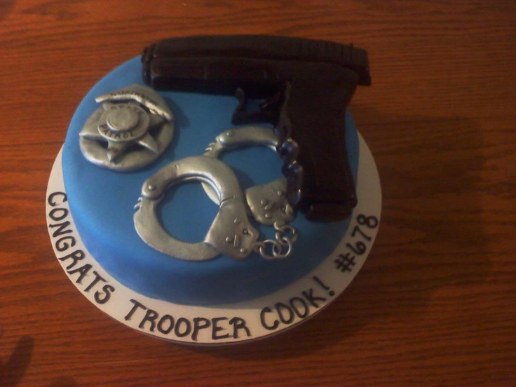 Police Academy Graduation Cake Ideas