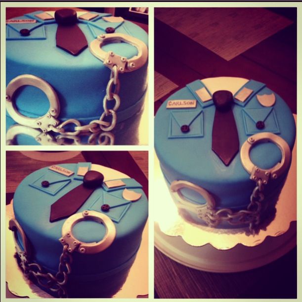 Police Academy Graduation Cake Ideas