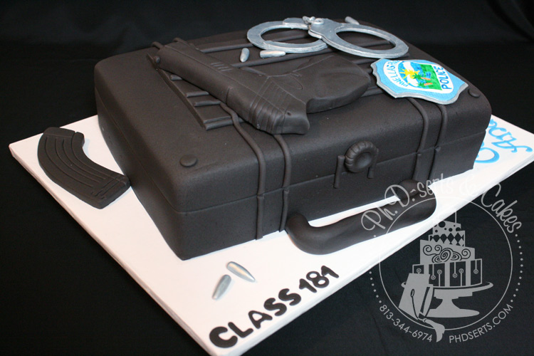 Police Academy Graduation Cake Police Academy Graduation Cake