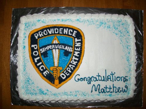 Police Academy Graduation Cake