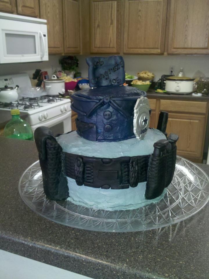 Police Academy Graduation Cake Police Academy Graduation Cake
