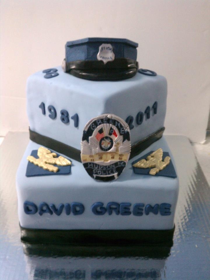 Police Chief Retirement Cake Police Chief Retirement Cake