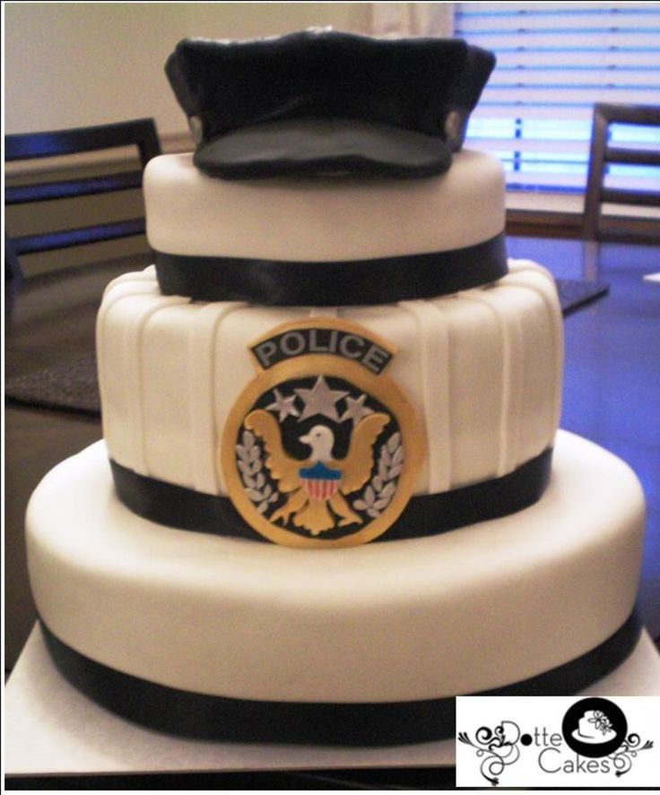 Police Retirement Cake Ideas