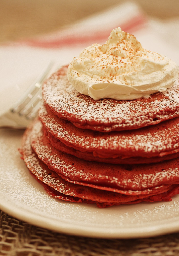 Red Velvet Pancakes Red Velvet Pancakes