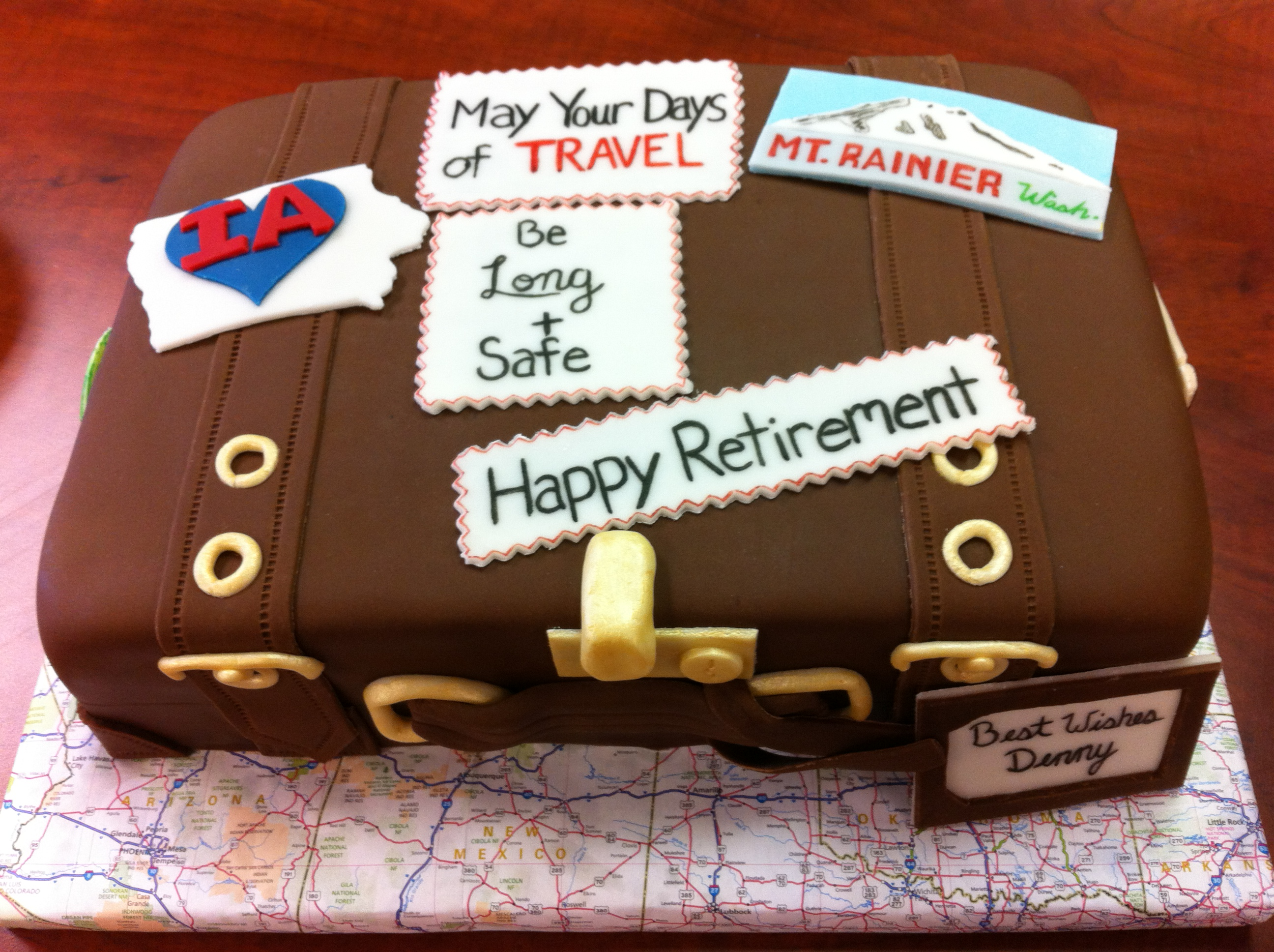 11 Photos of Travel Retirement Cakes For Women 11 Photos of Travel Retirement Cakes For Women