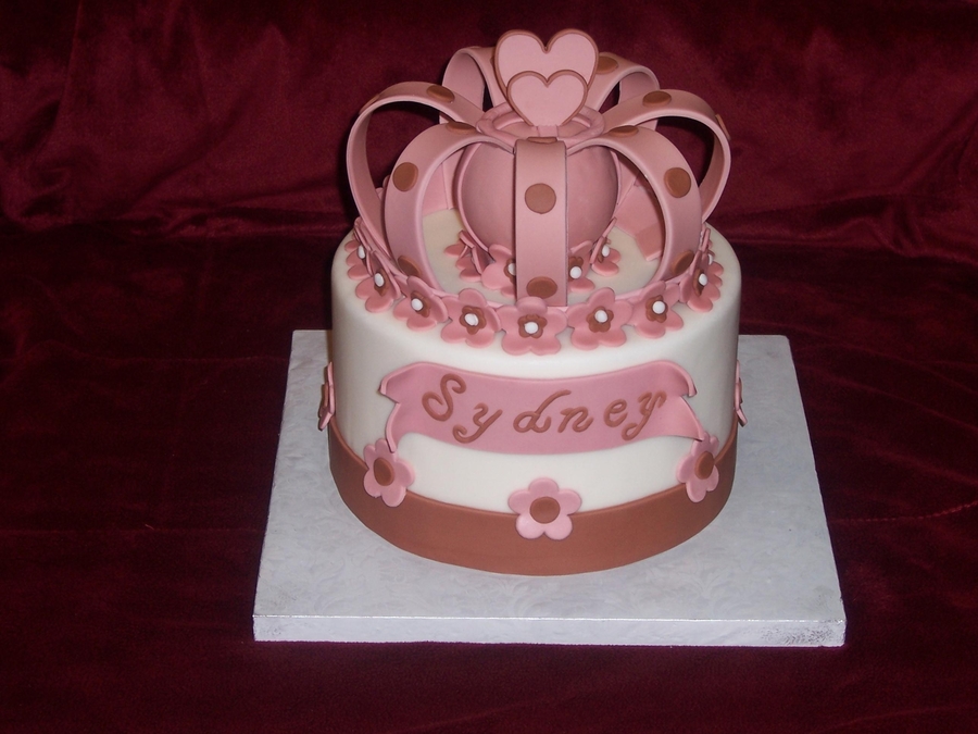 Royal Princess Baby Shower Cake