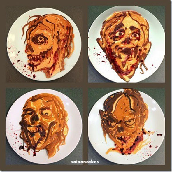 Walking Dead Art Pancake Walking Dead Art Pancake