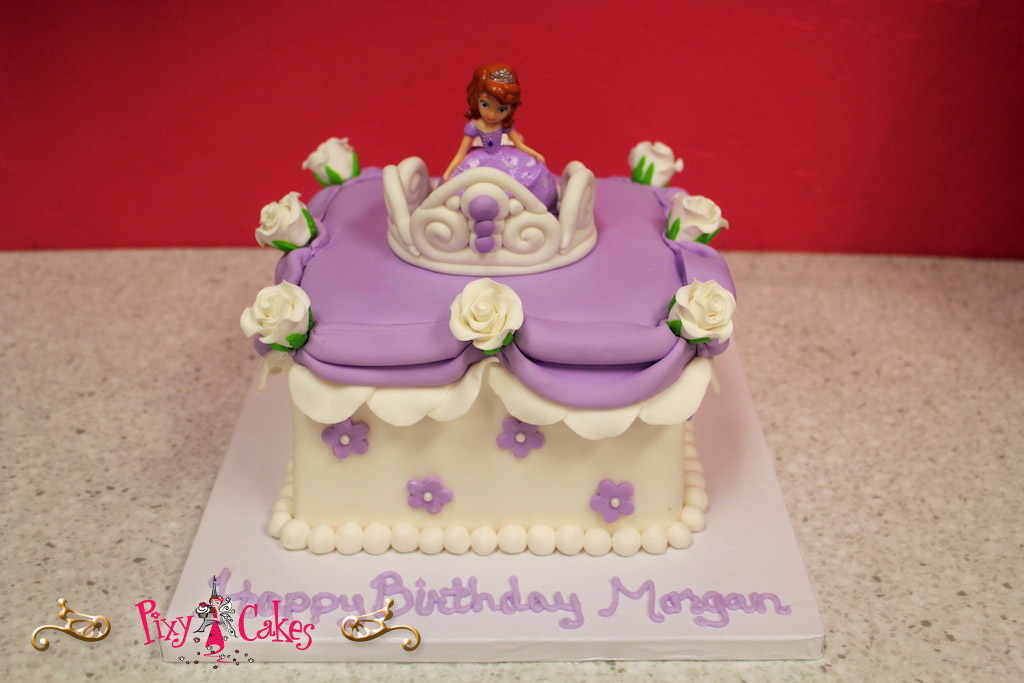 10 Purple Princess Birthday Cakes For Girls Photo Pink And Purple