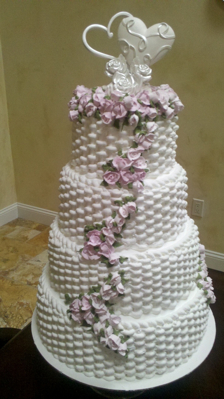 Basketweave Wedding Cake Basketweave Wedding Cake