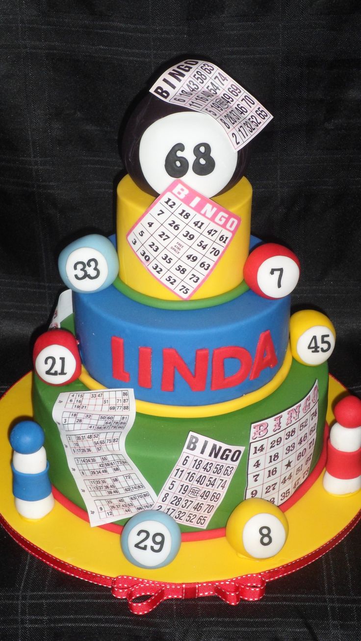 7 bingo birthday cakes for women photo bingo card birthday cake