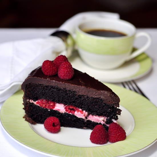Chocolate Raspberry Truffle Cake Chocolate Raspberry Truffle Cake