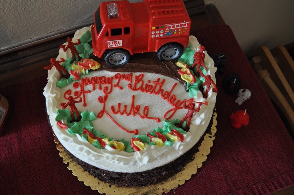 Fire Truck Birthday Cake Fire Truck Birthday Cake