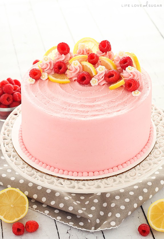 Lemon Raspberry Layer Cake Lemon Raspberry Layer Cake
