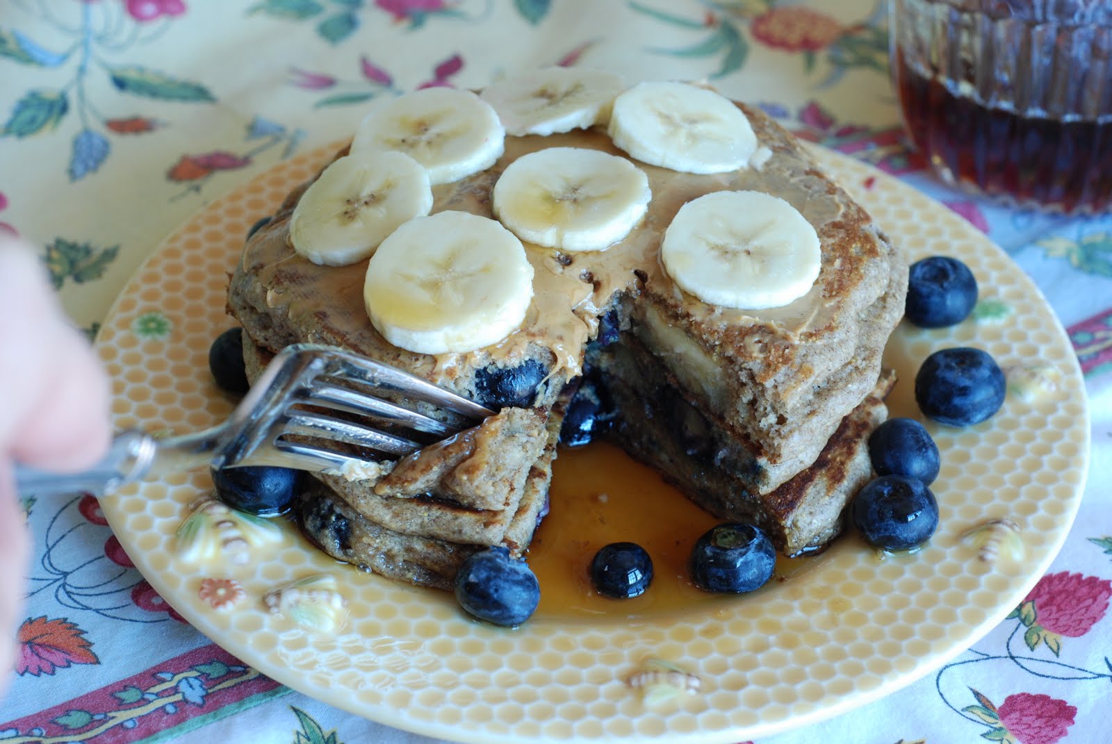 Oatmeal Blueberry Banana Pancakes Oatmeal Blueberry Banana Pancakes