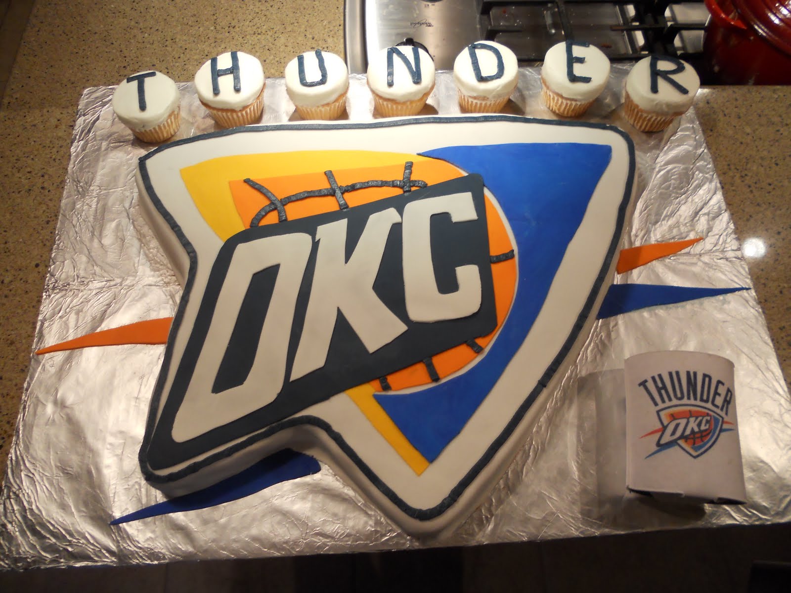 OKC Thunder Birthday Cake