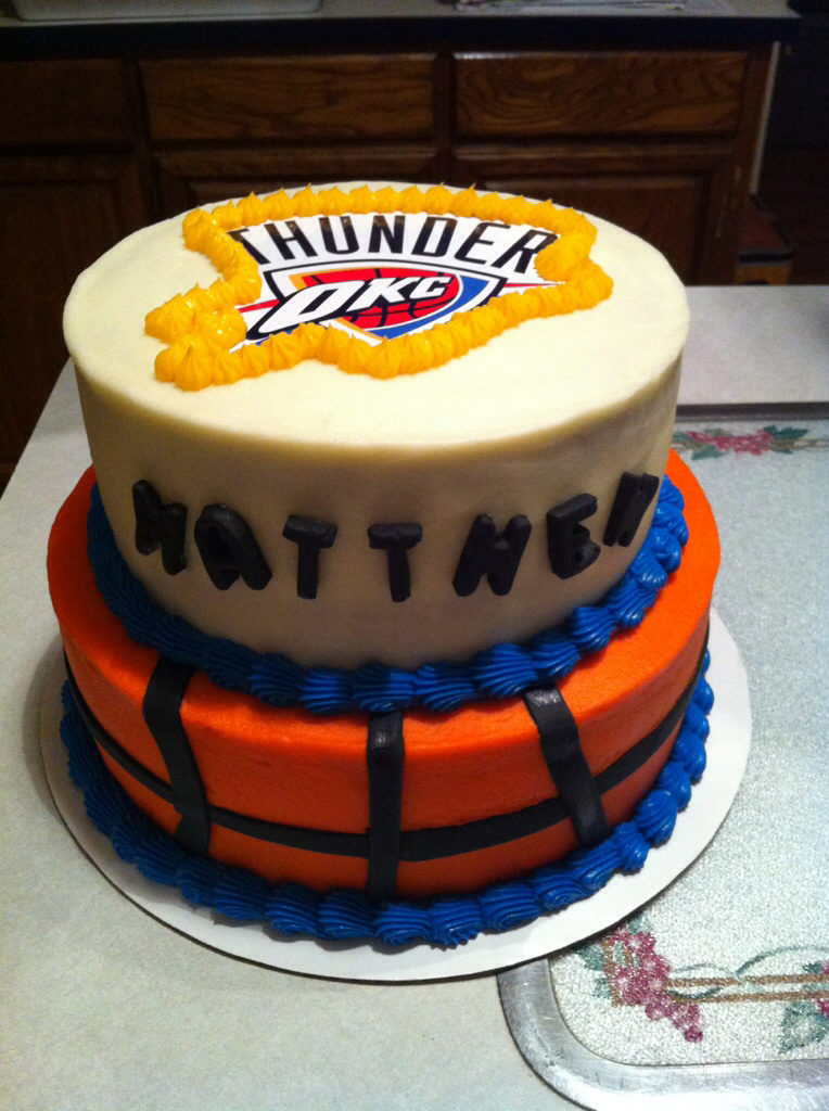 OKC Thunder Cake