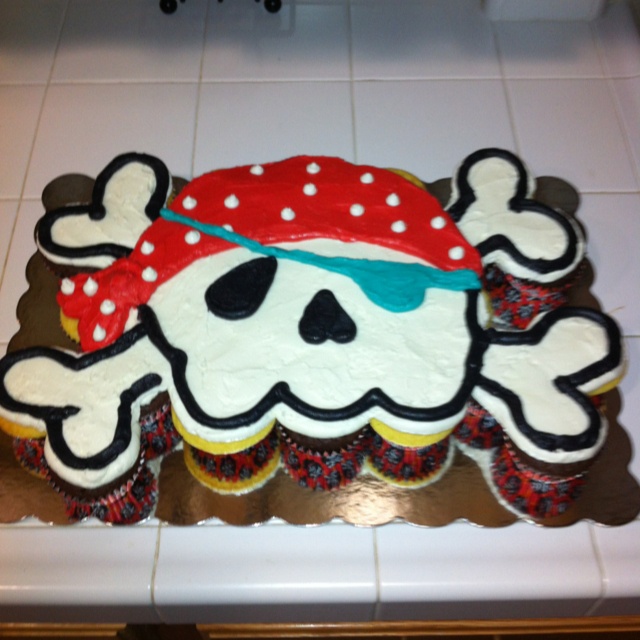 Pirate Birthday Cake Cupcakes Pirate Birthday Cake Cupcakes