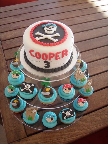 Pirate Birthday Cake Cupcakes Pirate Birthday Cake Cupcakes