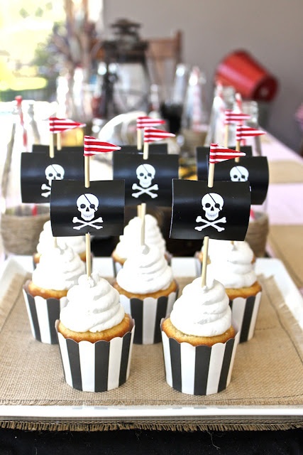 Pirate Party Cupcakes Pirate Party Cupcakes