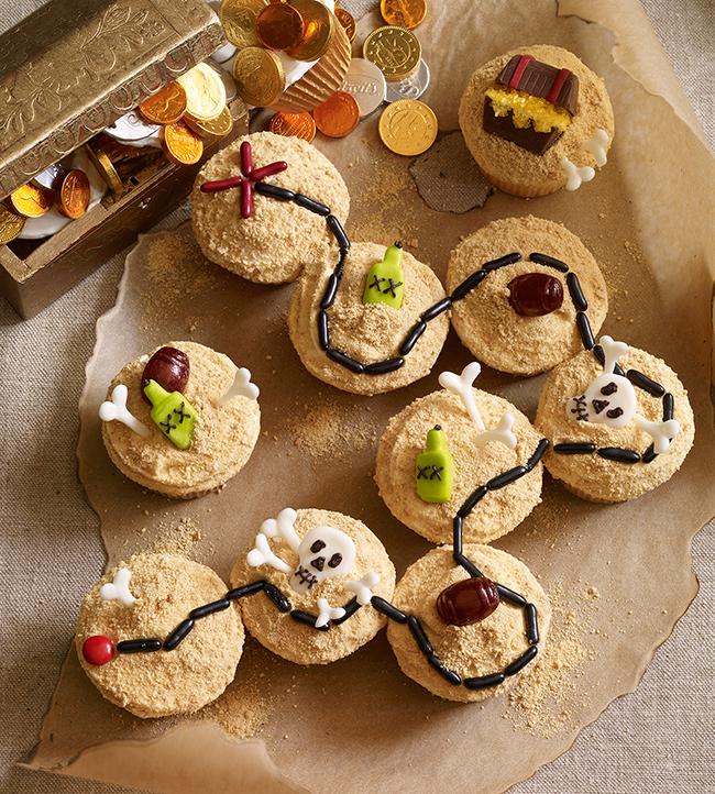 Pirate Treasure Map Cupcake Pirate Treasure Map Cupcake