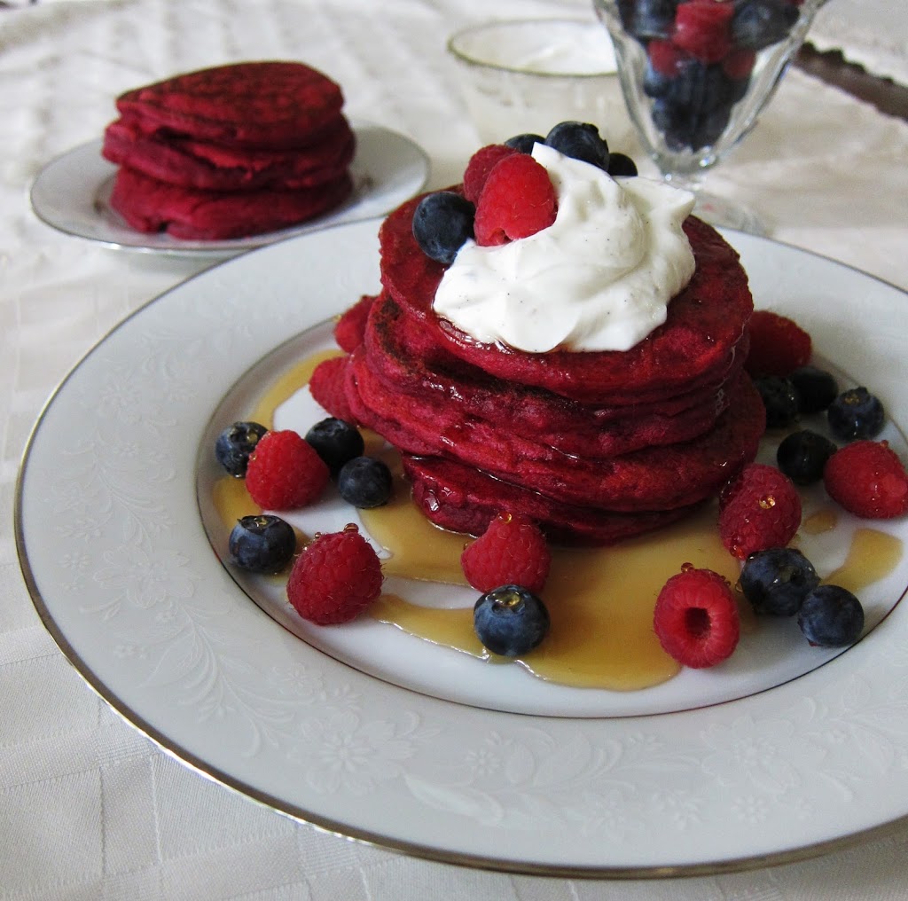 Red Velvet Pancakes Red Velvet Pancakes