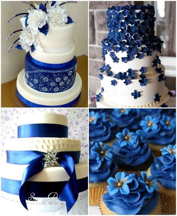 Royal Blue Wedding Cake Royal Blue Wedding Cake