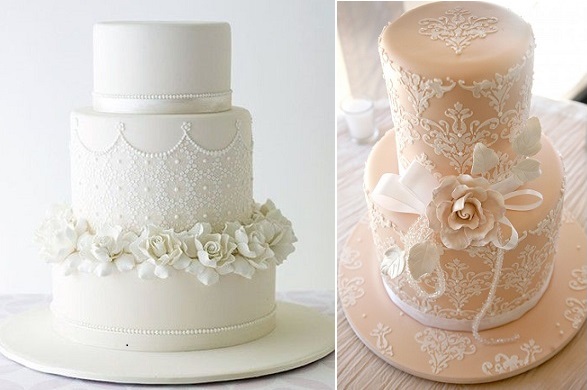 13 Wedding Cakes Designs With Stencil Photo Stencils For Stencils For Wedding Cakes Lace Design