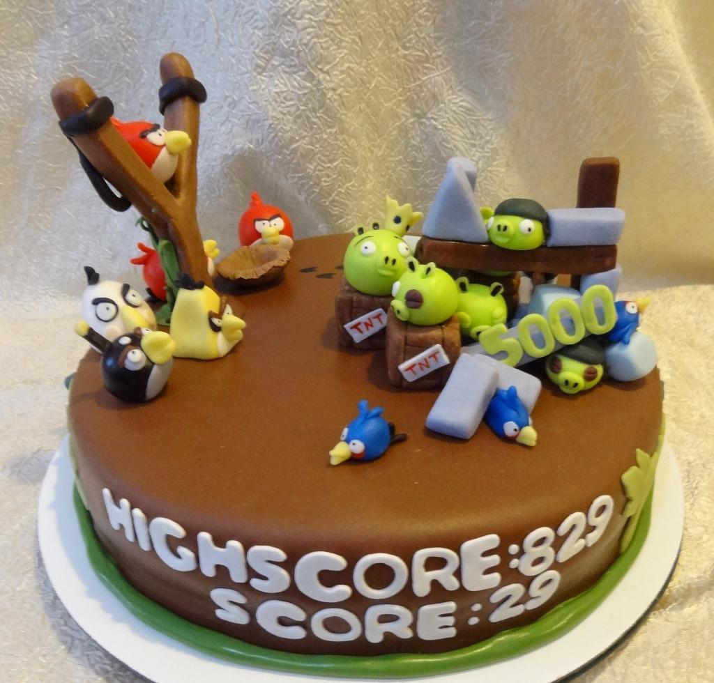Angry Birds Birthday Cake Angry Birds Birthday Cake