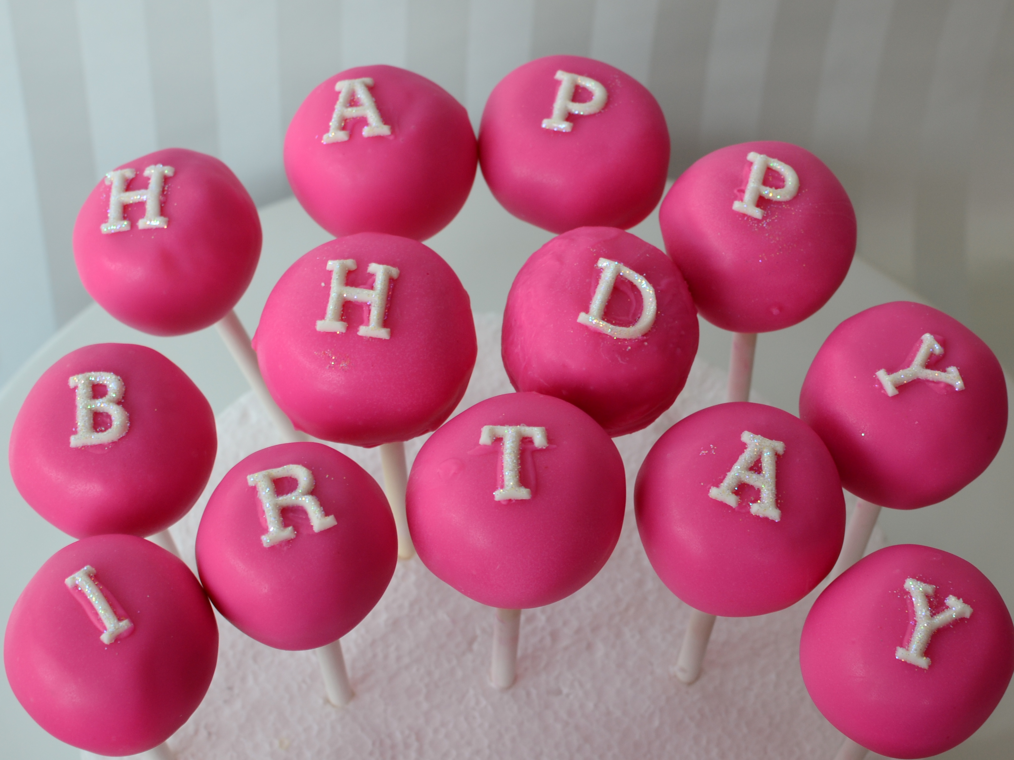 Birthday Cake Pops Birthday Cake Pops