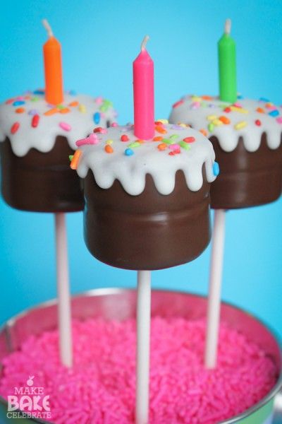 Birthday Cake Pops Birthday Cake Pops