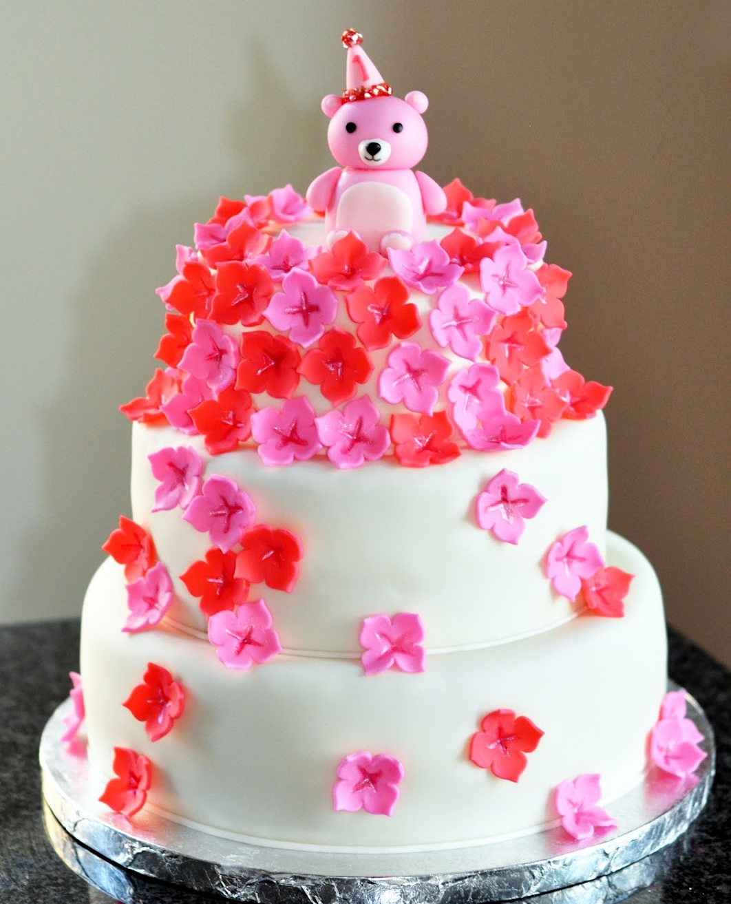 Birthday Cake with Flowers Birthday Cake with Flowers