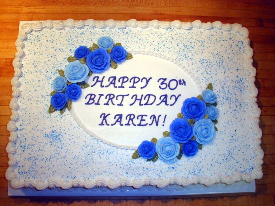 Birthday Sheet Cake Birthday Sheet Cake