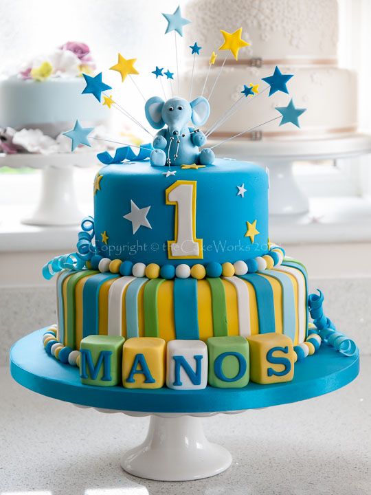 Boy First Birthday Cake Boy First Birthday Cake