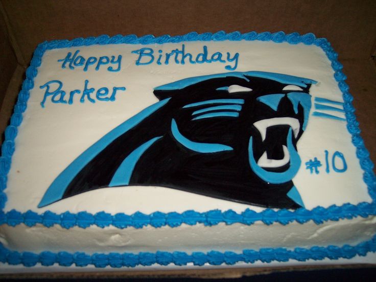 12 Photos of NFL Carolina Panthers Birthday Cakes 12 Photos of NFL Carolina Panthers Birthday Cakes
