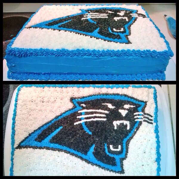 Carolina Panthers Birthday Cake Carolina Panthers Birthday Cake