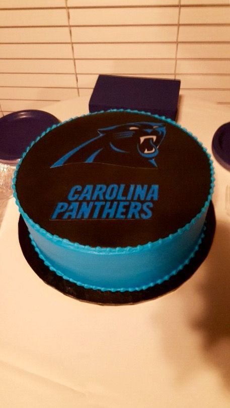 Carolina Panthers Birthday Cake Carolina Panthers Birthday Cake