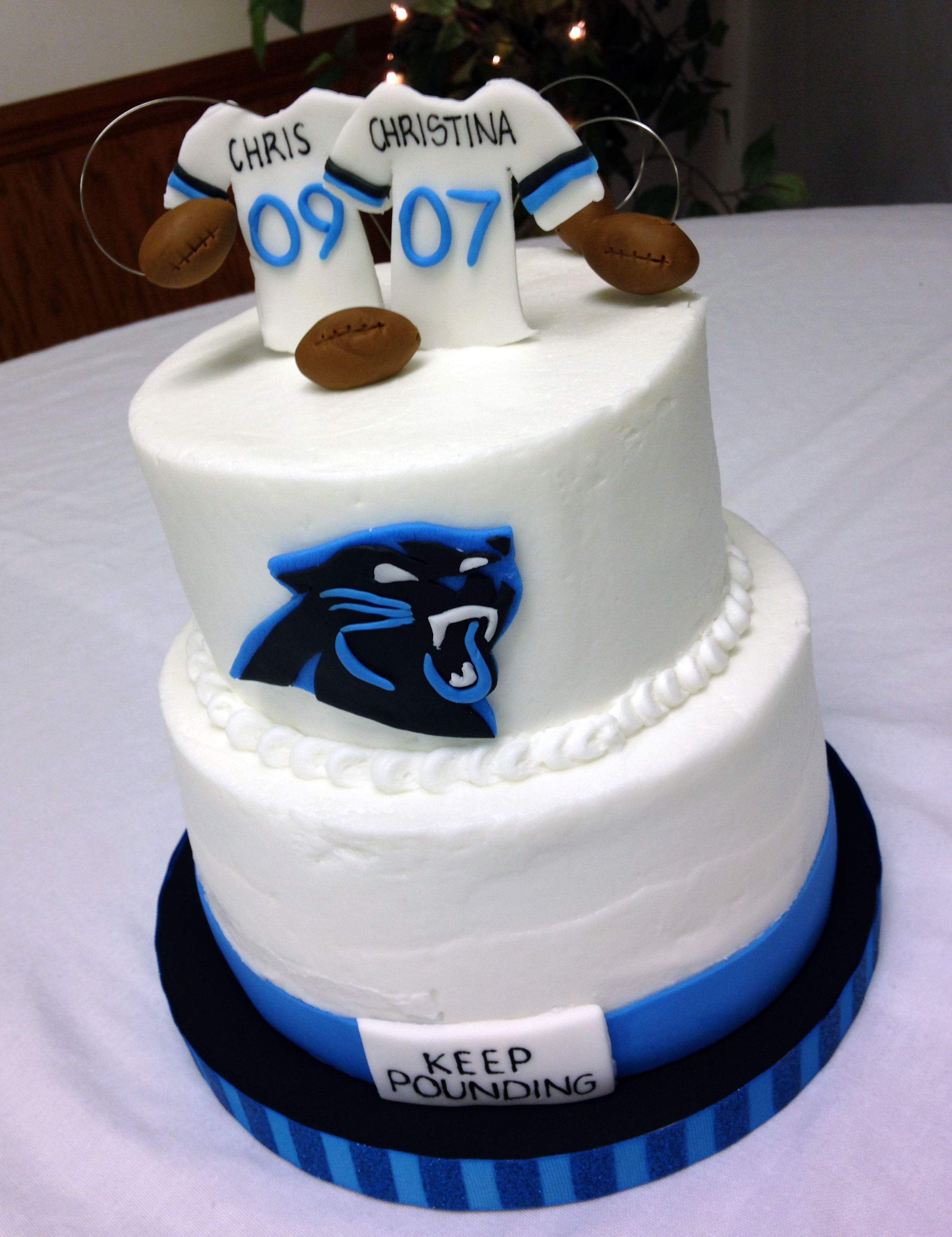 Carolina Panthers Grooms Cake Carolina Panthers Grooms Cake